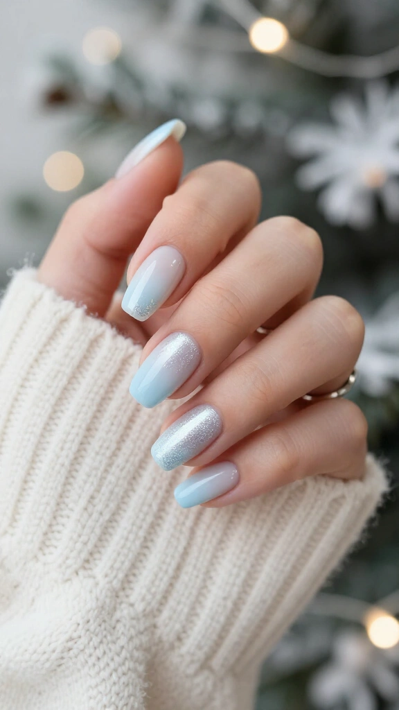 Icy Chrome Ombré Fade
