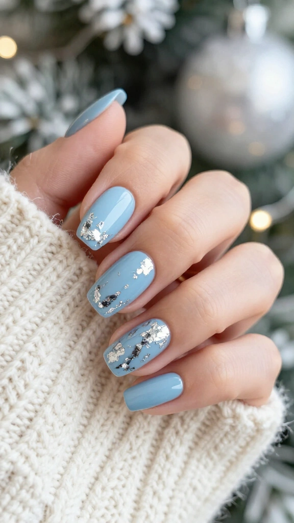 Silver Foil Flake Accents