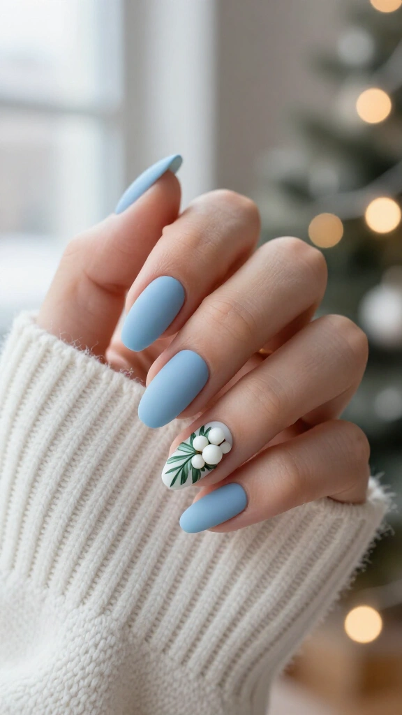 Frosty Mistletoe & Powder Blue