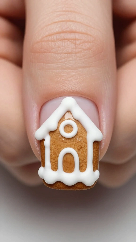 Dripping frosting cuticle art