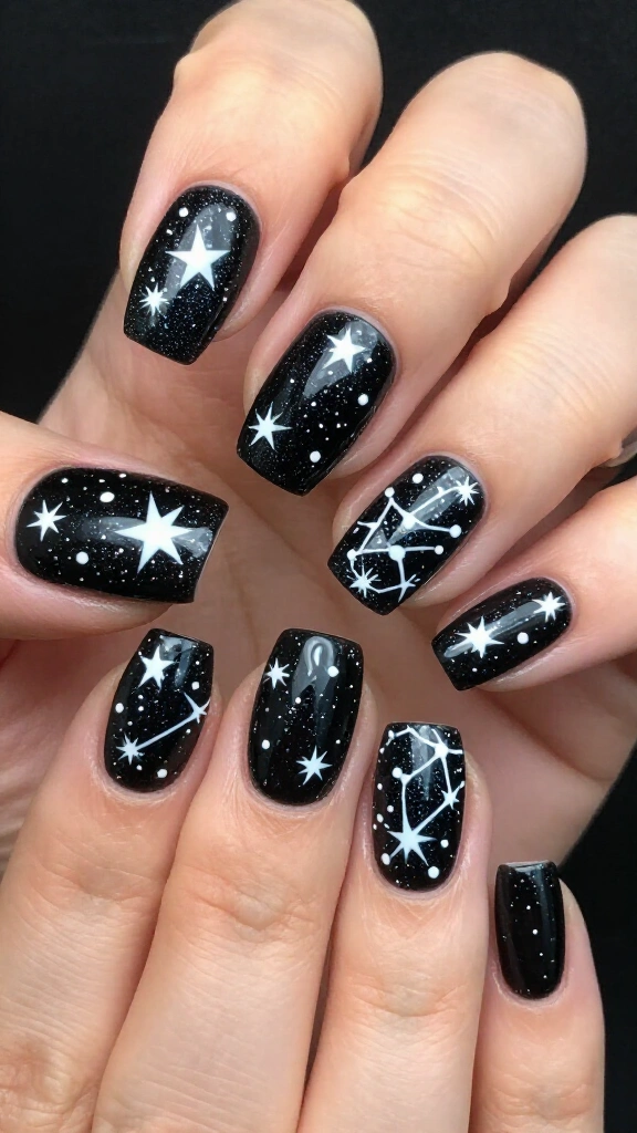 Midnight Constellation Art