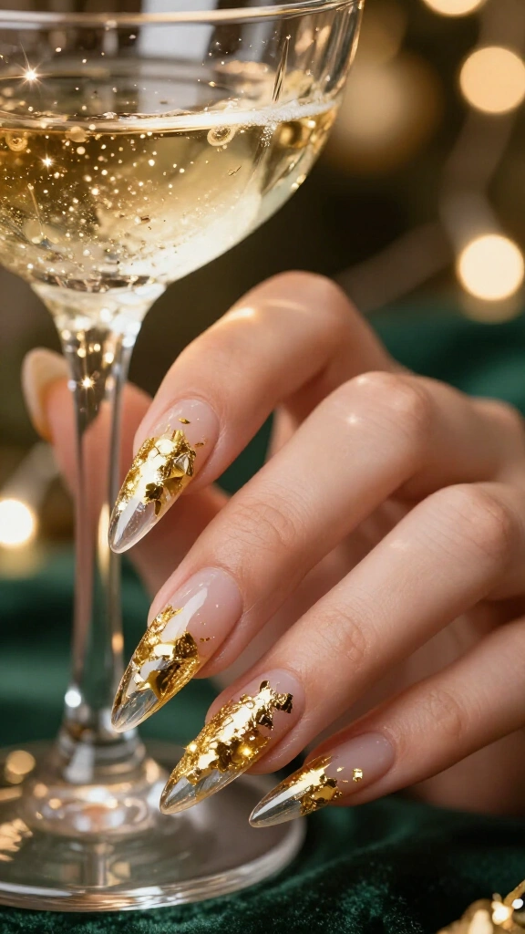Gold Leaf Champagne Splendor