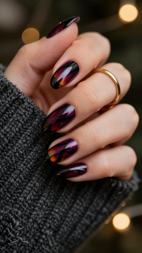 Deep berry tortoiseshell