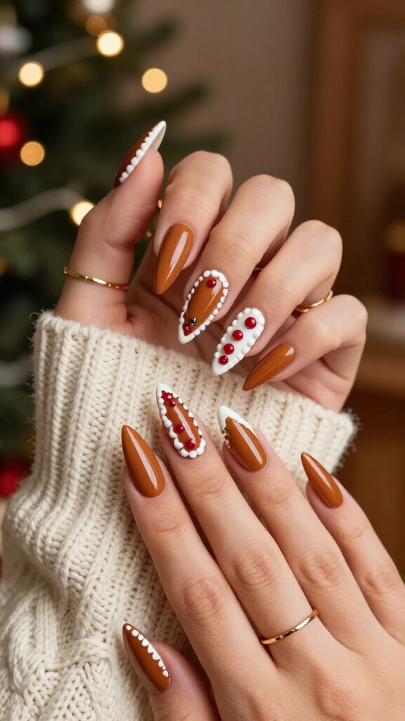 Sugar-Spun Gingerbread Points