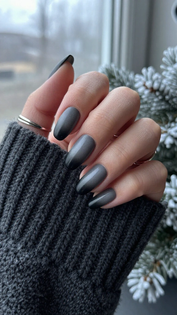 Moody steel grey ombre