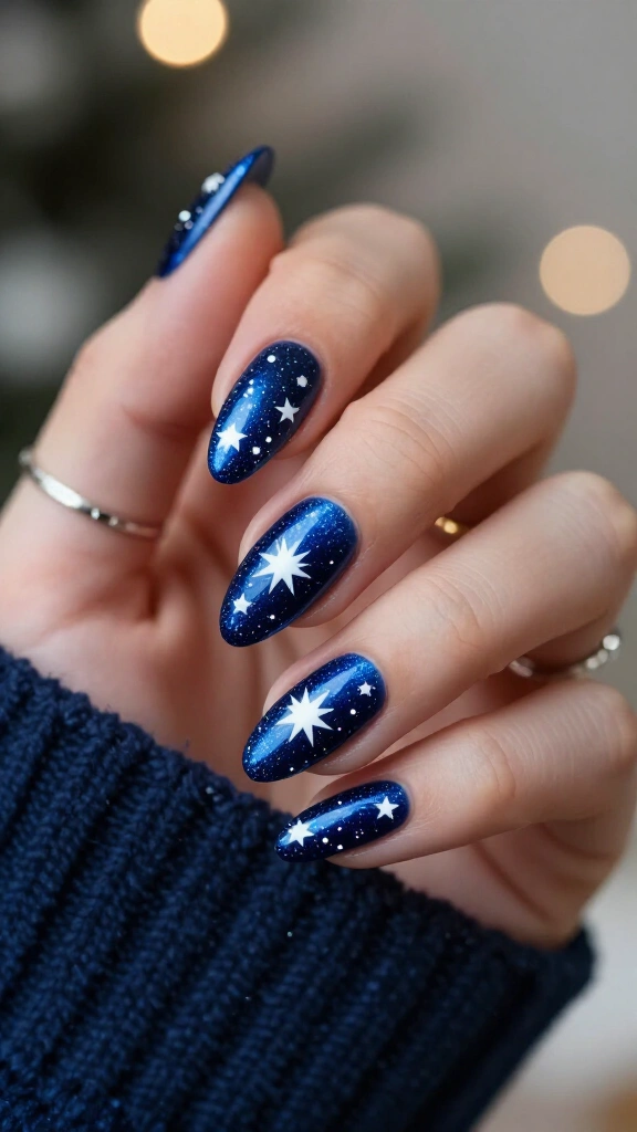 Celestial Starry Winter Sky