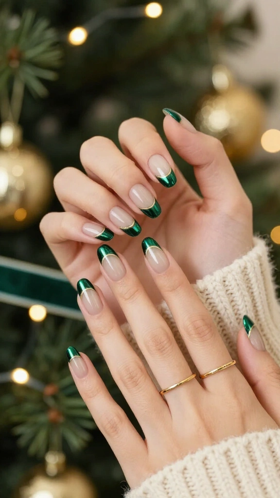 Emerald Green Chrome Smile Lines