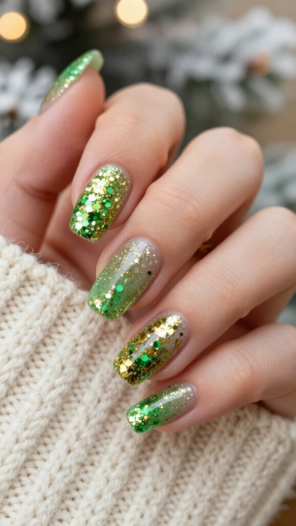 Grinch Fur Glitter Drizzle