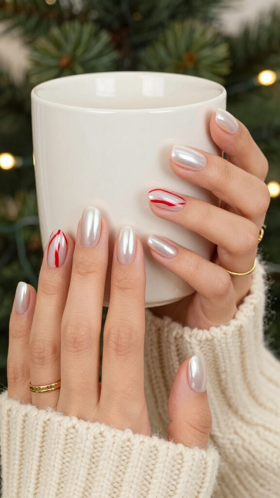 Glazed Candy Cane Micro Stripes