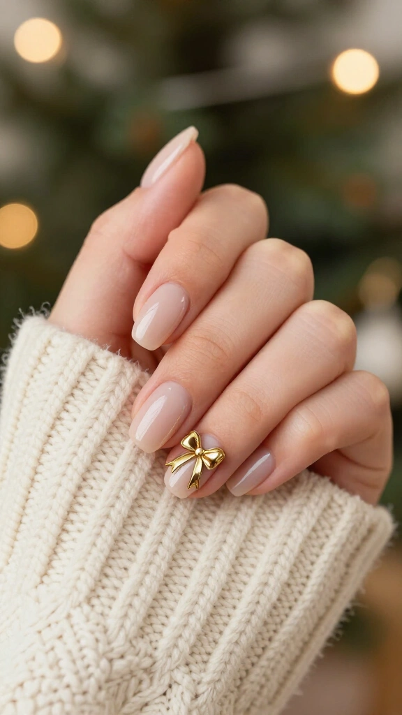 Metallic Bow Accents
