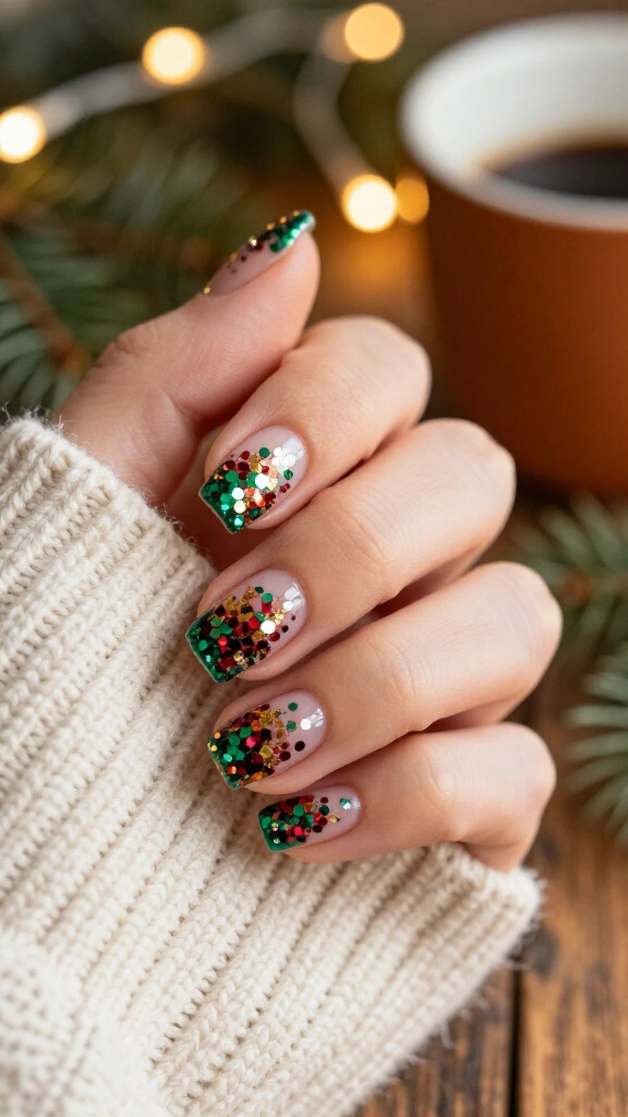 Chunky Confetti Glitter Topper